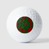 Middleton tartan monogram golfballen (Voorkant)