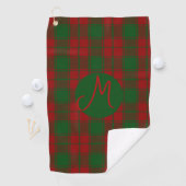 Middleton Tartan Monogram Golfhanddoek (Insitu)