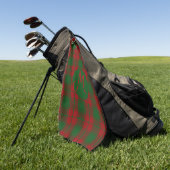 Middleton Tartan Monogram Golfhanddoek (Groen)
