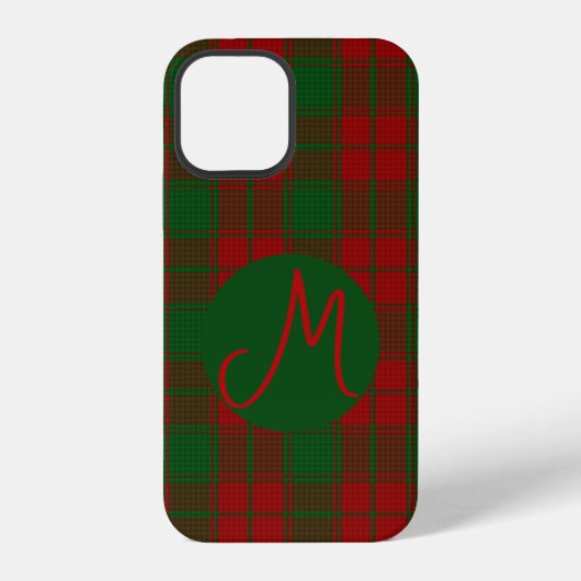 Middleton tartan monogram iPhone hoesje (Achterkant)