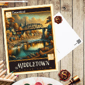 Middletown, Connecticut |  BRIEFKAART