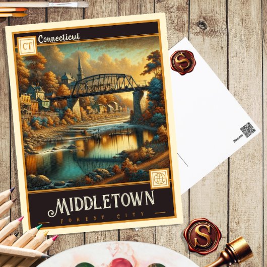 Middletown, Connecticut |  BRIEFKAART