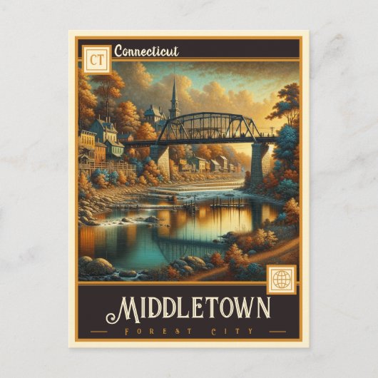 Middletown, Connecticut | BRIEFKAART (Voorkant)