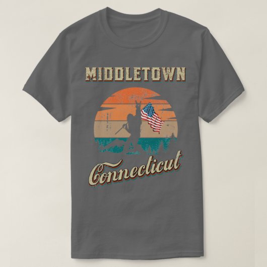 Middletown Connecticut T-shirt (Design voorkant)