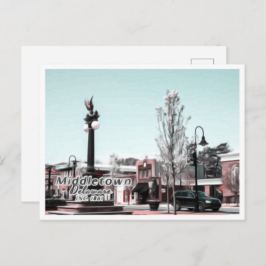 MIDDLETOWN DELAWARE BRIEFKAART (Voorkant / Achterkant)