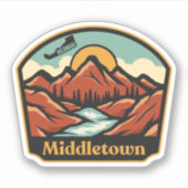 Middletown, Delaware Sticker (Voorkant)