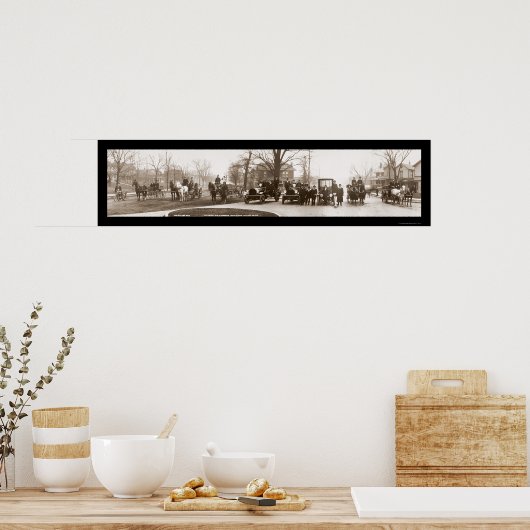 Middletown Fire Department Foto 1914 Poster (Keuken)