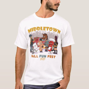 Middletown Herfst Fun Fest T-shirt door Stuart Tro