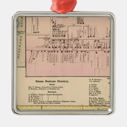 Middletown Metalen Ornament (Voorkant)