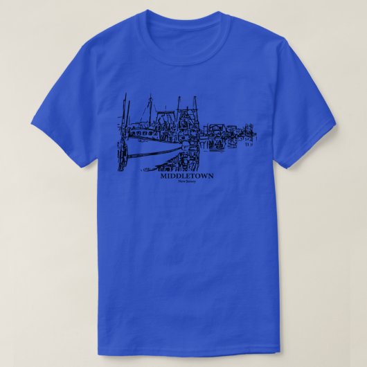 Middletown New Jersey 1 T-shirt (Design voorkant)