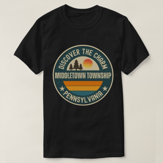 Middletown township, Pennsylvania T-shirt (Design voorkant)