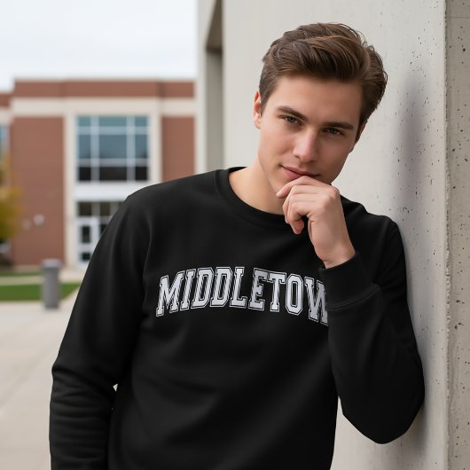 MIDDLETOWN Universiteit-Style Amerika College Trui