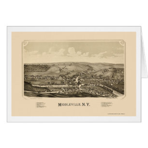 Middleville, NY Panoramic Map - 1890