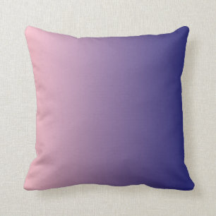 Middnacht Blauw Roze Ombre Kussen