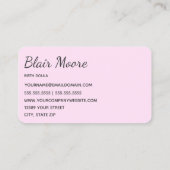 Midechtgenote Birth Doula Visitekaartje (Achterkant)