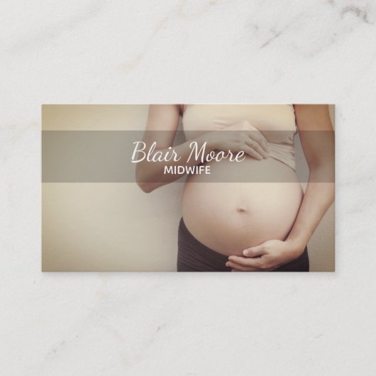 Midechtgenote Birth Doula Visitekaartje (Voorkant)