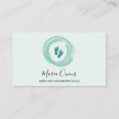 Midechtgenote Borstvoeding Consultant Baby zit ron Visitekaartje (Voorkant)