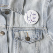 Midechtgenote Nurse Heart Pin Ronde Button 5,7 Cm (In situ)