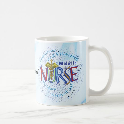 Midechtgenote Nurse Motto Koffiemok (Rechts)
