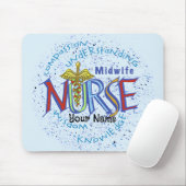 Midechtgenote Nurse Motto Muismat (Met muis)