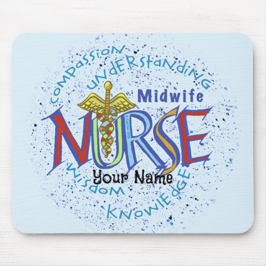 Midechtgenote Nurse Motto Muismat (Voorkant)