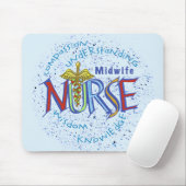 Midechtgenote Nurse Motto Muismat (Met muis)