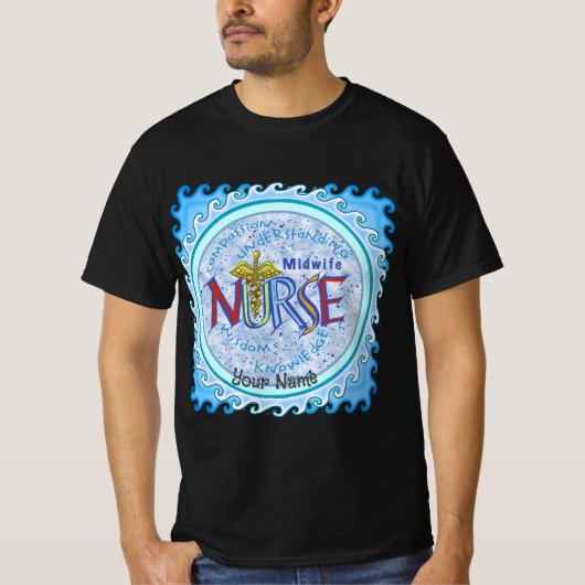 Midechtgenote Nurse Motto T-shirt (Voorkant)