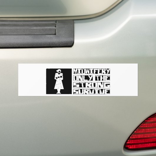 Midechtgenote Survive Bumpersticker (Op auto)
