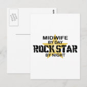 Midechtster Rock Star by Night Briefkaart (Voorkant / Achterkant)