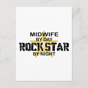 Midechtster Rock Star by Night Briefkaart