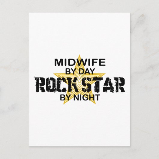 Midechtster Rock Star by Night Briefkaart (Voorkant)