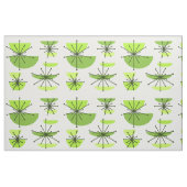 Mideeuw Art Bowls Starbursts Chartreuse Stof (Fat Quarter)