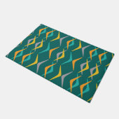 Mideeuw Boomerangs Blauwgroen Deurmat (Schuin)
