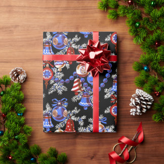 Mideeuw Kerstversieringen Cadeaupapier