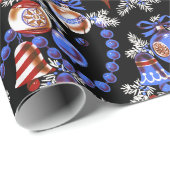Mideeuw Kerstversieringen Cadeaupapier (Rol Hoek)