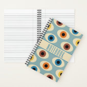 Mideeuw minimalistische ogen notitieboek (Binnen)