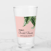 Mideeuw Modern Banana Leaf Vrijgezellenfeest Favor Glas (Voorkant)