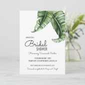 Mideeuw Modern Banana Leaf Vrijgezellenfeest Kaart (Staand voorkant)