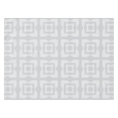 Mideeuw Modern Squares Patroon Light Grey Tafelkleed (Voorkant (Horizontaal))