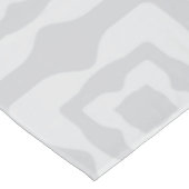 Mideeuw Modern Squares Patroon Light Grey Tafelkleed (Gekanteld)
