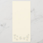 Mideeuw Modern  stijlwentelingsmenu Menu (Achterkant)