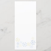 Mideeuw Modern stijlwentelingsmenu Menu (Achterkant)