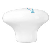 Mideeuw Moderne Kerst Atomic MCM MOD Star C Keramische Knop (Zijkant)