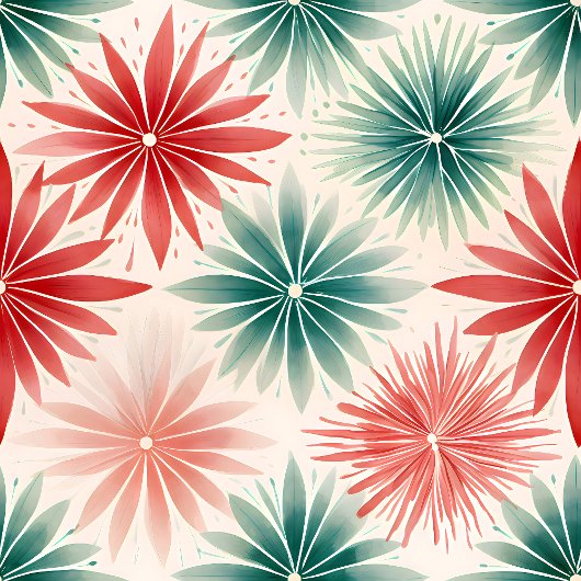 Mideeuw Moderne Retro Waterverf Kerst Tafelkleed