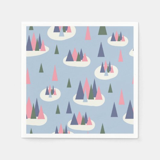 Mideeuw moderne vakantie servet (Voorkant)