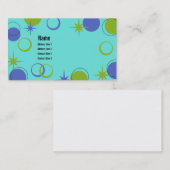 Mideeuw Moderne vormen Visitekaartje (Voorkant / Achterkant)