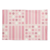 Mideeuwse cirkels roze vanilla kussensloop (Achterkant)