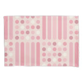 Mideeuwse cirkels roze vanilla kussensloop (Voorkant)