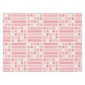 Mideeuwse cirkels roze vanilla tafelkleed (Voorkant (Horizontaal))