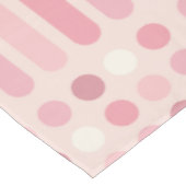 Mideeuwse cirkels roze vanilla tafelkleed (Gekanteld)